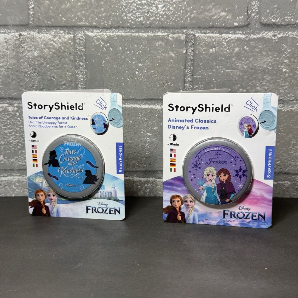 StoryPhones Disney Frozen StoryShield Lot Of 2 Classics Courage Kindness